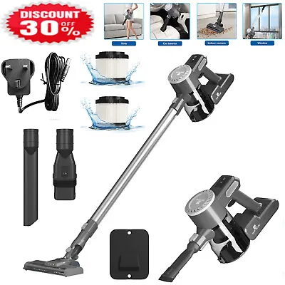 6 IN 1 Cordless Stick Vacuum Cleaner Hoover Upright Lightweight Bagless 2000W • £53.10