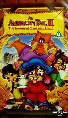 American Tail 3: The Treasure Of Manhattan Island [VHS] [1998] Dom DeLuise***** • $24.65