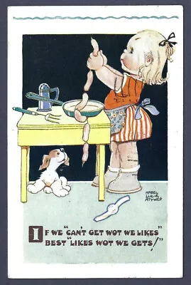 If We Can't Get Wot We Likes - 1951 Mabel Lucie Attwell Postcard • £1.40