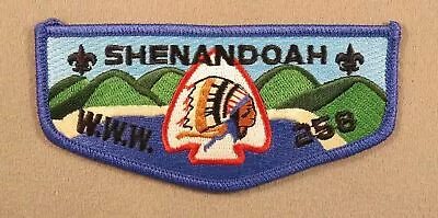 Shenandoah Lodge 258 OA Flap Stonewall Jackson Area Council BLU Bdr. [EX531] • $9.95