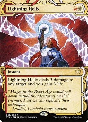 Magic The Gathering (mtg): STA: Lightning Helix - Rare - Full Art • $7.16