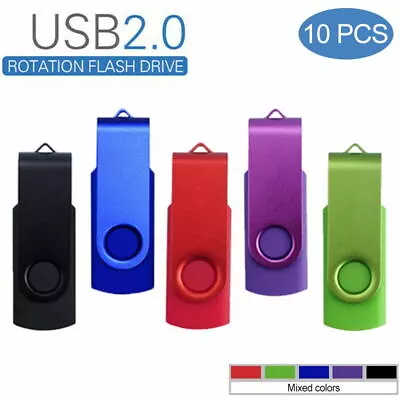 5/10 Pack USB Flash Drive Memory Stick Thumb Drive Pendrive 8GB 16GB 32GB 64GB • $18.15