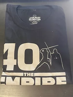 $9.99 • Buy Star Wars Celebration Anaheim 2020 40th Empire Strikes Back Shirt XL Extra Large