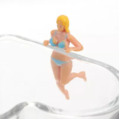 8 Glass Figure Charms For Cup/ Marker • £11.19