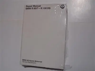 Workshop Manual BMW All /7 Models R60/7 To R100RS 1977 - 84' • $90