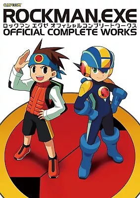 Rockman Exe Official Complete Works Art Book Mega Man Illustration Game Japan • $55