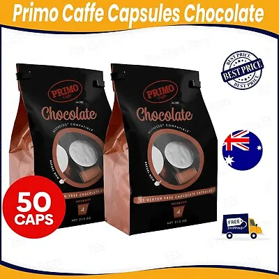 Nespresso Compatible Coffee Pods 50 X Hot Chocolate Capsules Rich Creamy Cocoa • $18.49
