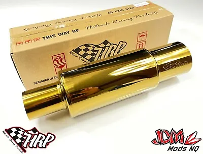 3.5  HRP Cannon Muffler (Gold Finish) 2.5  Inlet **DO NOT BUY** • $647.64