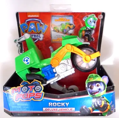 Nickelodeon Paw Patrol Rocky Deluxe Vehicle - Moto Pups • $20