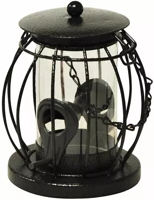 £7.69 • Buy Hanging Lantern Shaped Mini Bird Seed Squirrel Guard Proof Caged Feeder