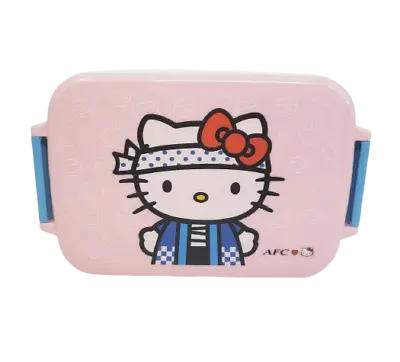 Vintage Afc Sanrio Hello Kitty Japan Skater Lunch Food Storage Container Box  • $39