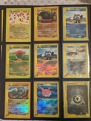 Pokemon TCG Expedition Base Set Reverse Holo E-reader 9 Card Lot • $110