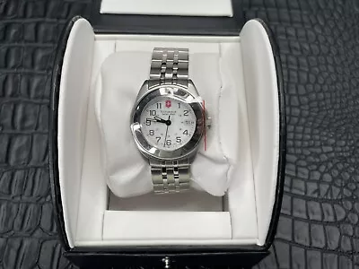 Victorinox Watch Women's Officer  Swiss Army Field 30mm Stainless 241284 • $89.99