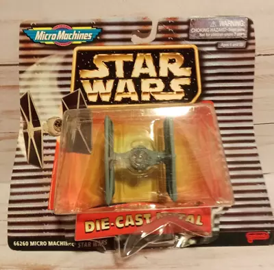 1996 Galoob Micro Machines Star Wars Tie Fighter Die Cast Metal - NEW Open Box • $7.99