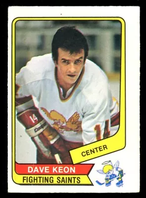 1976-77 OPC O PEE CHEE WHA #52 Dave Keon HOF VG MINNESOTA FIGHTING SAINTS Leafs • $15.29