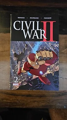 Civil War II #2 (2016) - Marvel Comics First Print Run Bendis Marquez Ponsor • $4.99