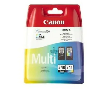 Genuine Canon/PG-540 Black /PG-540(L) Large Capacity Black /CL-541  Colour  Ink • £22.99