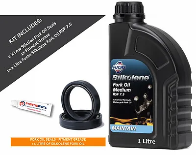 £28.99 • Buy Fork Seals & 1L Fork Oil For Marzocchi 42mm 41.7x55x10/10.5
