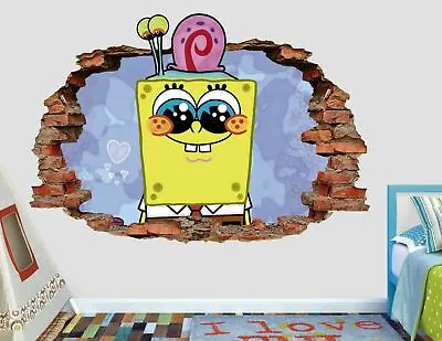 £74.97 • Buy Spongebob Gary Custom Wall Decals 3D Wall Stickers Art Kids Art AH493