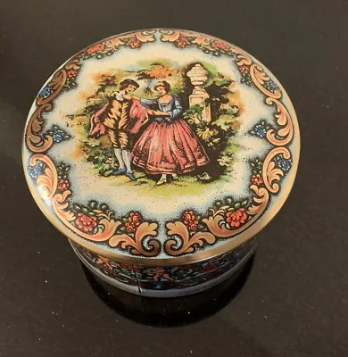Vintage Tin Designed By Daher 5.25” Made In England Collectible 11101 Victorian • $14.95