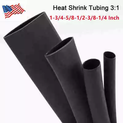 Heat Shrink Tubing 3:1 Marine Grade Wire Wrap Adhesive Glue Lined Waterproof • $5.39