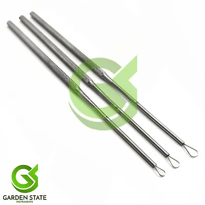 3Pcs ENT Ear Cleaner Loop Ear Wax Remover Ear Pick Curettes Small Medium Large • $10.24