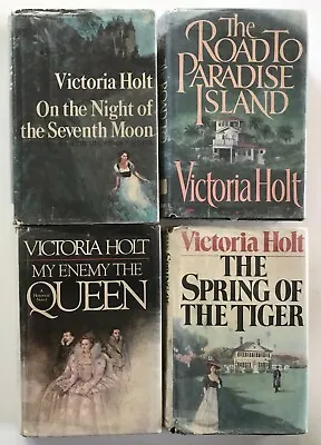 Victoria Holt Night 7th Moon Enemy Queen Paradise Island Spring Of Tiger HC Lot • $10.99