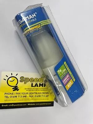 Candle Lamp 7w = 35w B22 Dimmable Megaman 2700k Wram White Mm00867 • £3.95