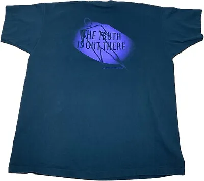 VTG 90s Mens 2XL (25x30.5) X Files Truth Is Out There FOTL Single Stitch T Shirt • $43.99