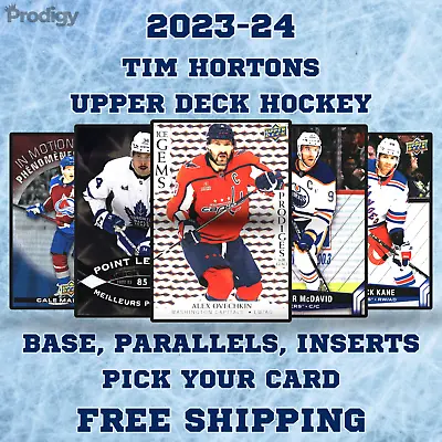 2023-24 Upper Deck Tim Hortons Hockey Base Holos & Inserts - Pick Your Card • $1.49