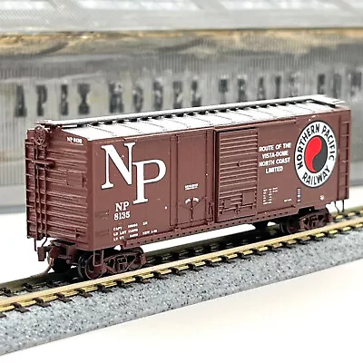 Micro-Trains Custom Decorated Northern Pacific Combo Door Boxcar NP 8135 N Scale • $15.99