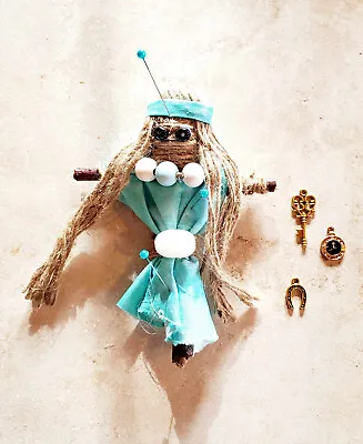 Voodoo Doll Spellwork Witchcraft Hoodoo Rituals Blue 7 Color Pins • $11.25