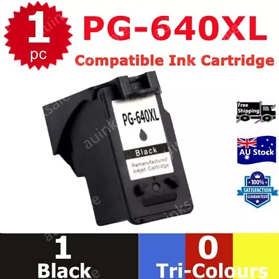 1x PG640XL Black Remanufacture Ink Cartridge For Canon MG3160 MG3660 MX390TS5160 • $32.24