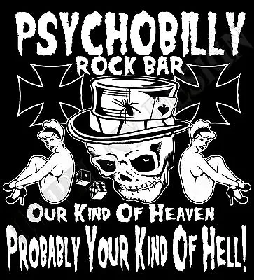 Rockabilly Psychobilly Rock & Roll T-Shirt Original Punk Gothic Mens Ladies 50's • £13.95