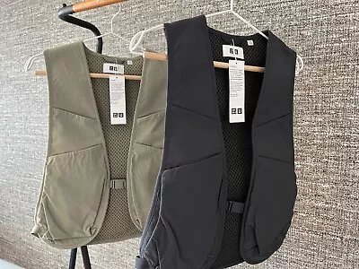 UNIQLO U Utility Vest Gray/Dark Gray Unisex 2 Colors NEW From JAPAN 467164 • $54.99