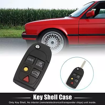 Car Remote Key Fob Shell Case For Volvo S60 S80 V70 XC70 XC90 5 Key Button Black • $15.29