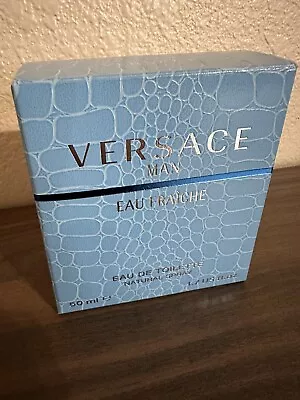 Versace Man Eau Fraiche  1.7 Oz  Cologne For Men Bottle Practically Full • $19.99