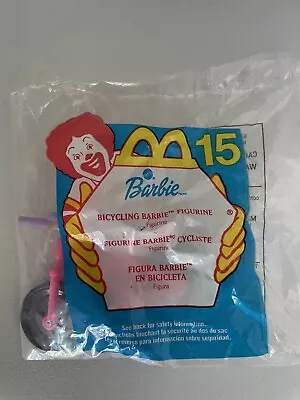 Bicycling BARBIE Figure Bike Happy Meal #15 SEALED 2000 McDonalds Toy • $8.50