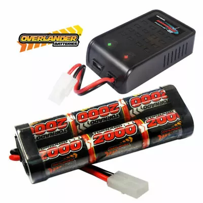 Electric RC 7.2v 2000mah Ni-MH Rechargeable Battery Pack And FAST Charger Tamiya • £30.99