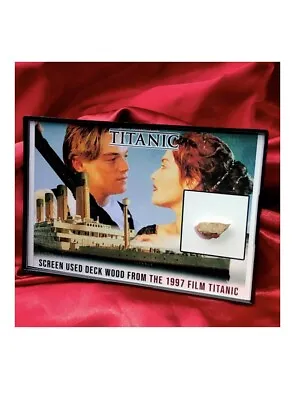 The Titanic 1997 Production Movie Prop Piece Screen Used Framed Display • $35