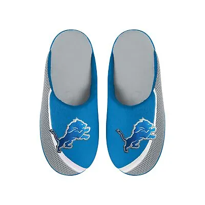 FOCO NFL Men's NFL Detroit Lions 2022 Big Logo Color Edge Slippers • $27.50