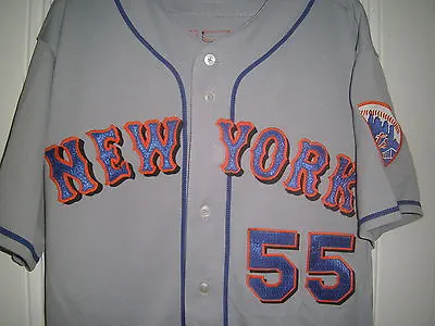 2008 Tom Nieto New York Mets Game Used Worn Road Jersey  • $249.99