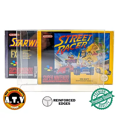  Game Box Protectors / Case / Display Box For SNES N64 Game Super Nintendo • £8.90