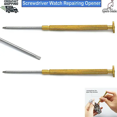 Screwdriver Watch Repair Tool Watchmaker Eyeglasses Repair Jewelry Work 2 Pieces • $9.31