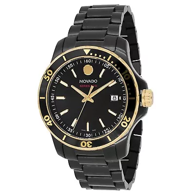 Movado 2600161 Men's Series 800 Black Dial Quartz Watch • $519