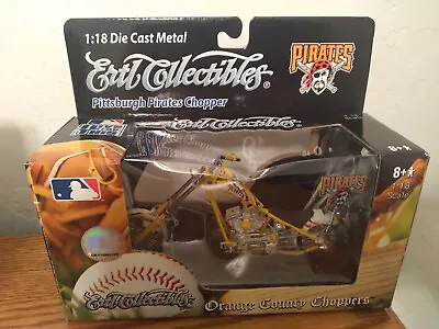 Pittsburgh Pirates Motorcycle Chopper Ertl Collectibles 1:18 Cast Metal 2006 • $30