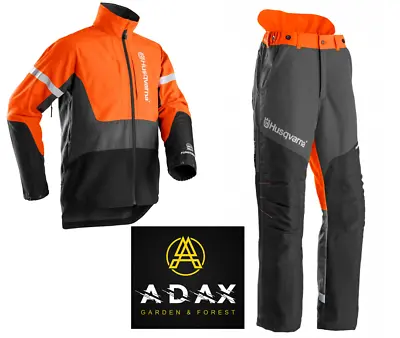 Orig Husqvarna Waist Trousers Functional Chainsaw Protective Pants Forest Jacket • £314.90