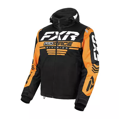 FXR Mens RRX Snowmobile Jacket Omni-Stretch Thermal Flex/Dry Warm Black/Orange • $279.99