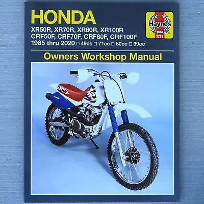 Honda XR CRF 50 70 80 100 XR50 XR70 XR80 XR100 CRF50 HAYNES REPAIR MANUAL • $29.95