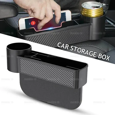 Car Seat Gap Filler Phone Holder Organizer Cup Holder Storage Box Accessories • $22.09